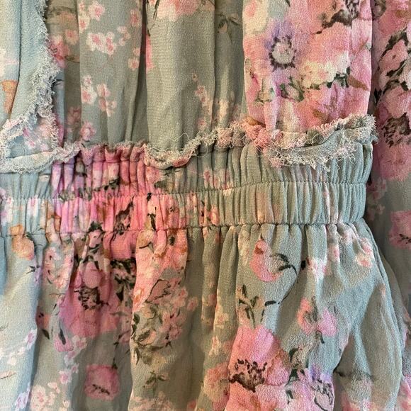 LoveShackFancy Popover Floral Mini Dress - Picture 16 of 16